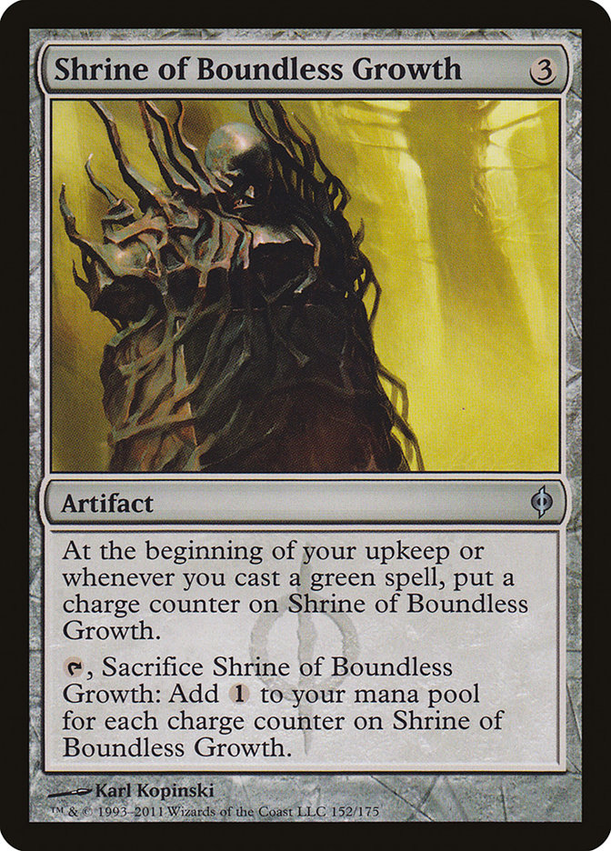 Shrine of Boundless Growth [New Phyrexia] | Card Citadel