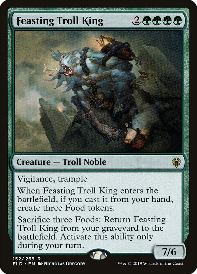 Feasting Troll King [Throne of Eldraine] | Card Citadel