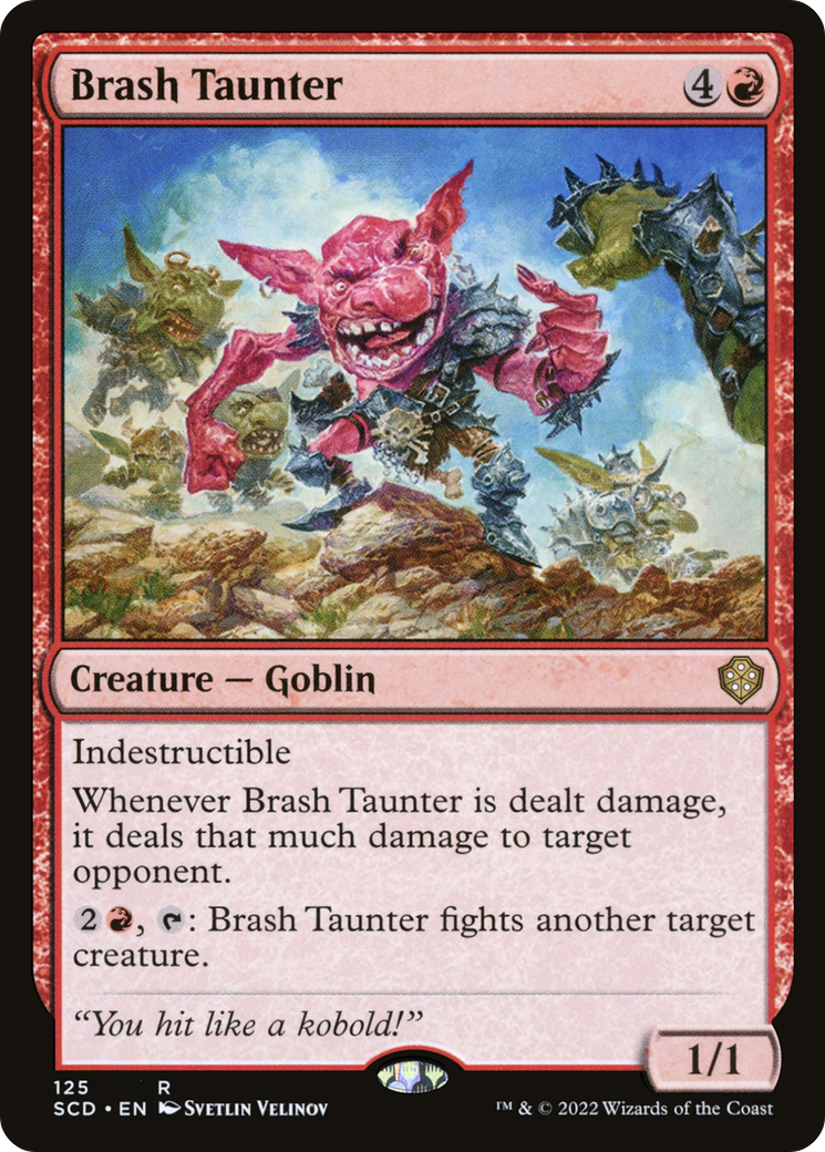 Brash Taunter [Starter Commander Decks] | Card Citadel