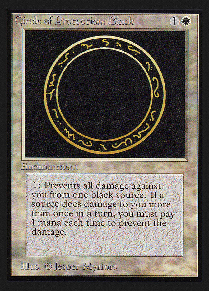 Circle of Protection: Black (CE) [Collectors’ Edition] | Card Citadel