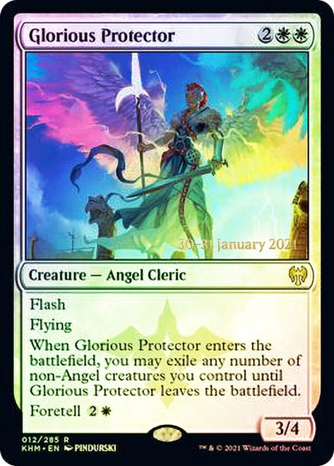 Glorious Protector  [Kaldheim Prerelease Promos] | Card Citadel