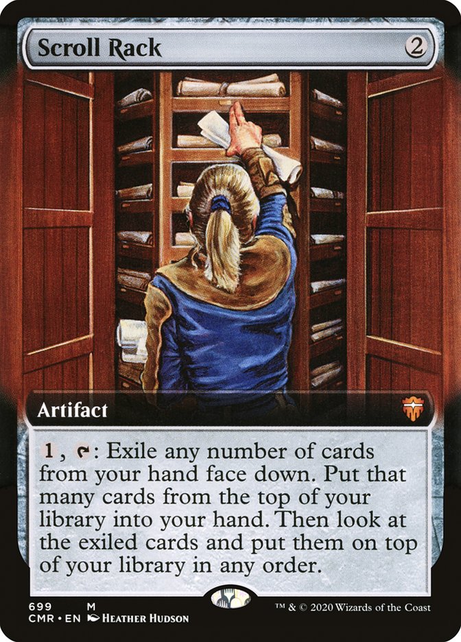 Scroll Rack (Extended Art) [Commander Legends] | Card Citadel