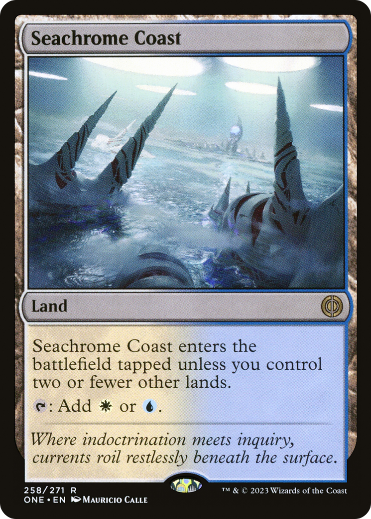 Seachrome Coast [Phyrexia: All Will Be One] | Card Citadel