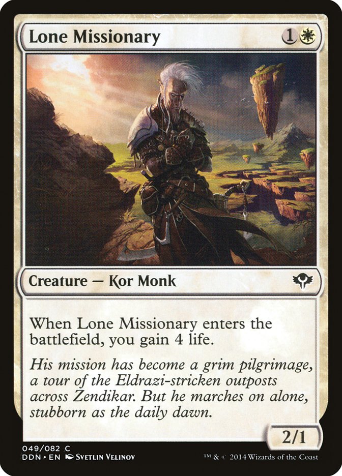 Lone Missionary [Duel Decks: Speed vs. Cunning] | Card Citadel