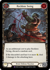 Reckless Swing [U-WTR008] (Welcome to Rathe Unlimited)  Unlimited Rainbow Foil | Card Citadel