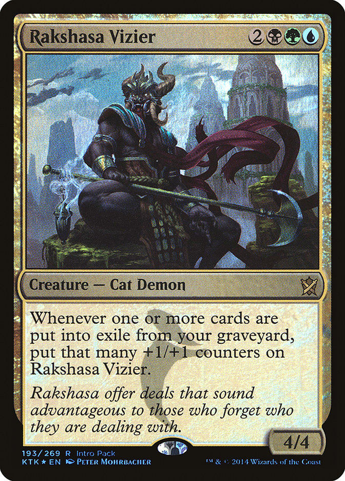 Rakshasa Vizier [Khans of Tarkir Promos] | Card Citadel