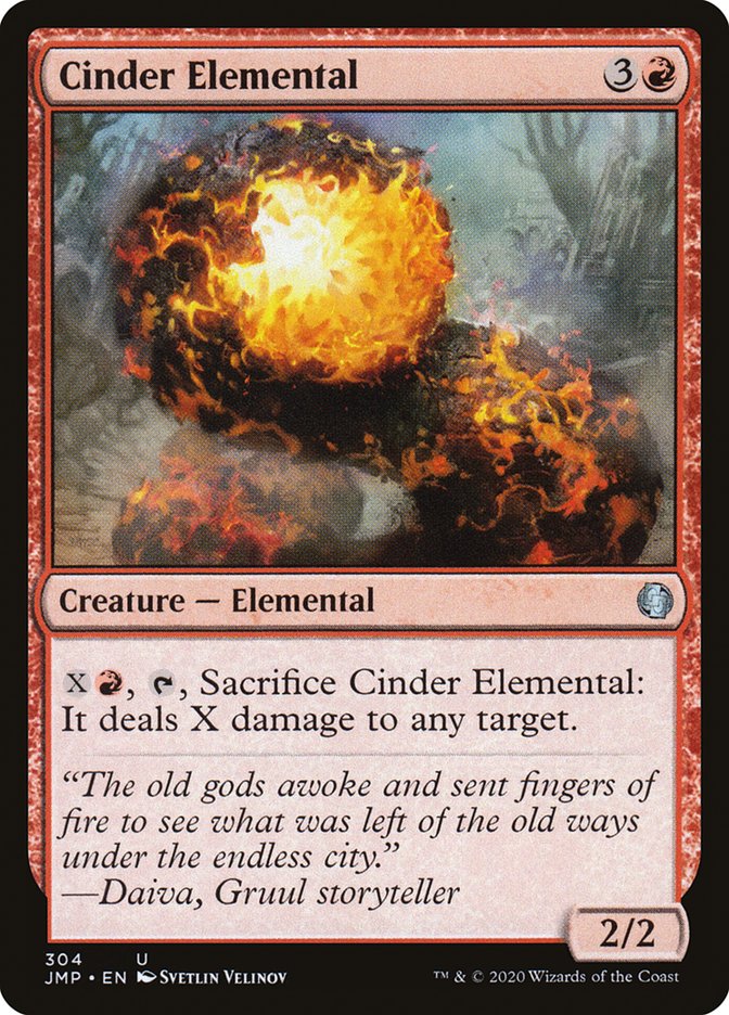 Cinder Elemental [Jumpstart] | Card Citadel