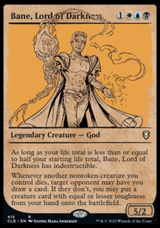 Bane, Lord of Darkness (Showcase) [Commander Legends: Battle for Baldur's Gate] | Card Citadel