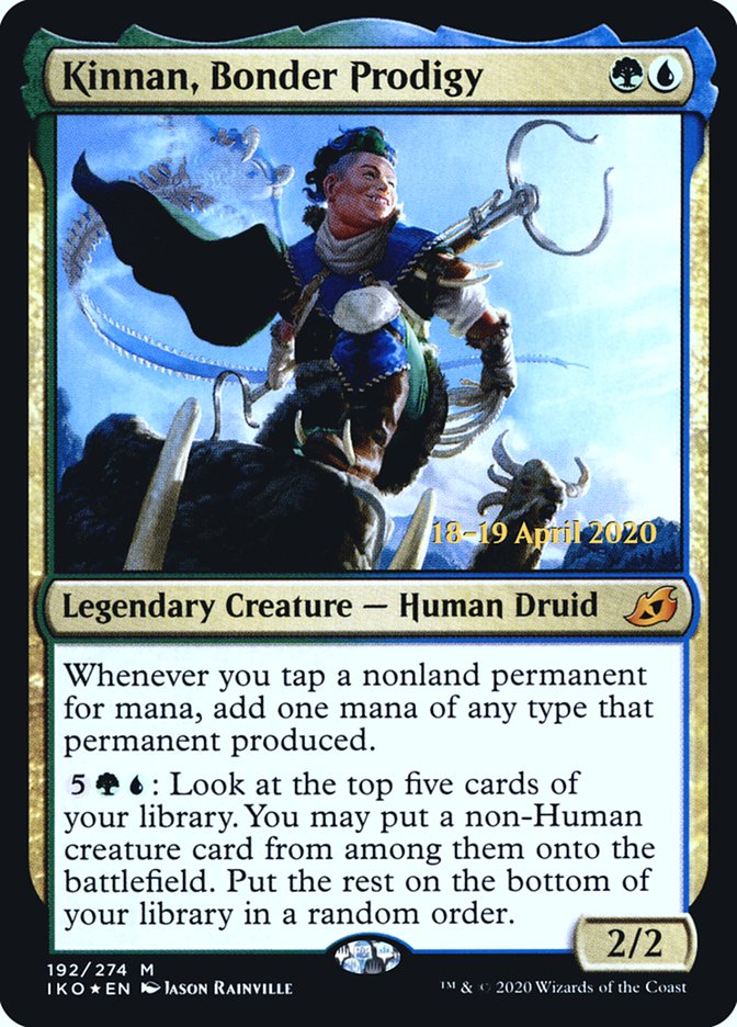 Kinnan, Bonder Prodigy  [Ikoria: Lair of Behemoths Prerelease Promos] | Card Citadel