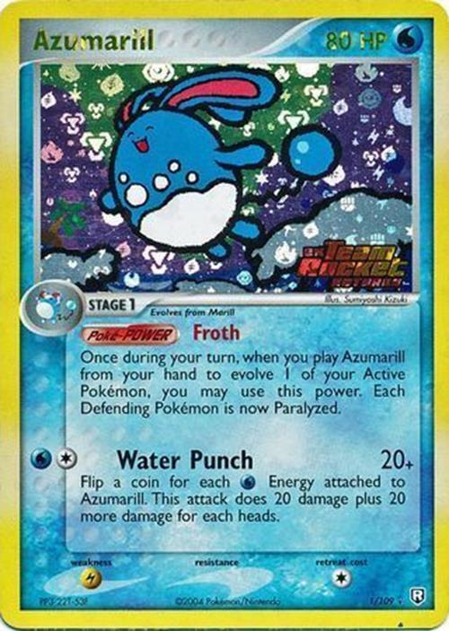 Azumarill (1/109) (Stamped) [EX: Team Rocket Returns] | Card Citadel