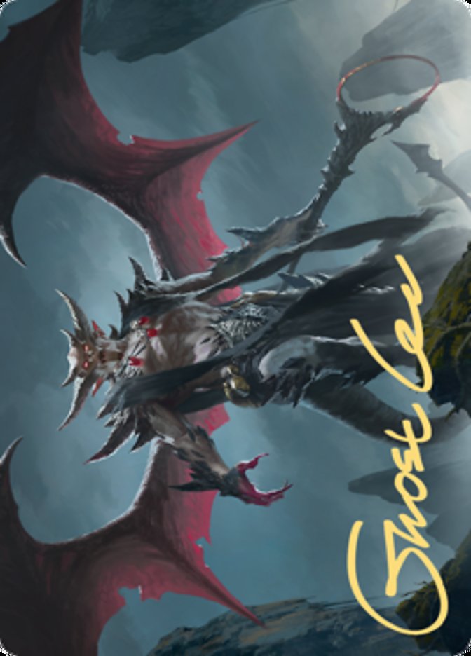 Taborax, Hope's Demise Art Card (Gold-Stamped Signature) [Zendikar Rising Art Series] | Card Citadel