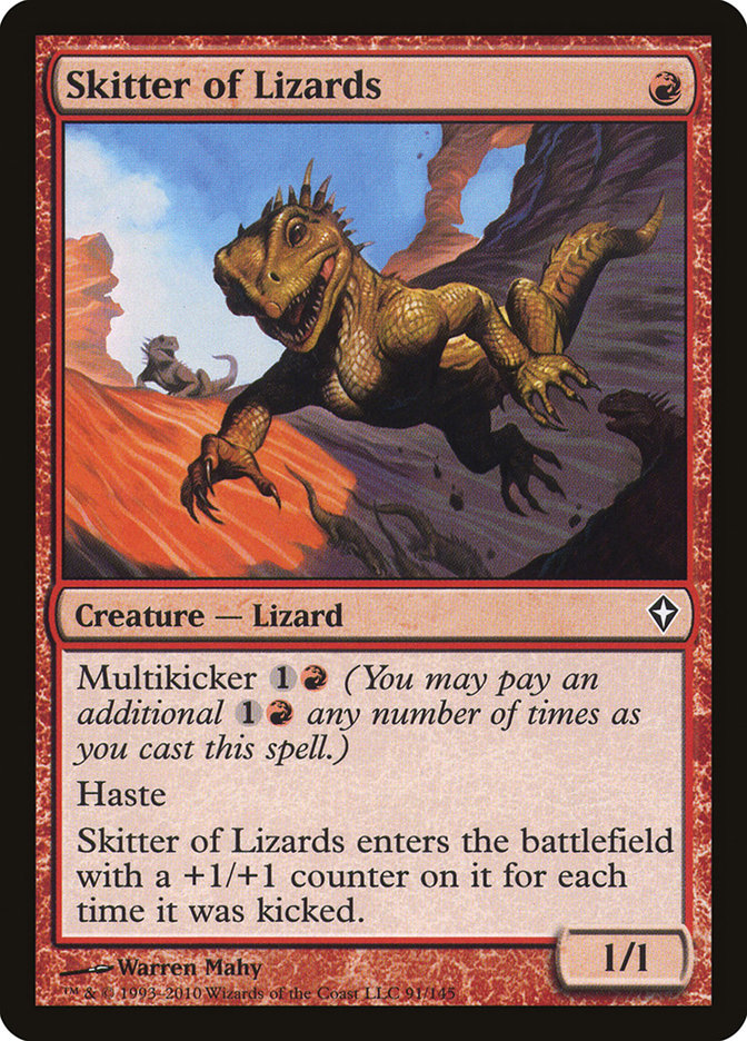 Skitter of Lizards [Worldwake] | Card Citadel