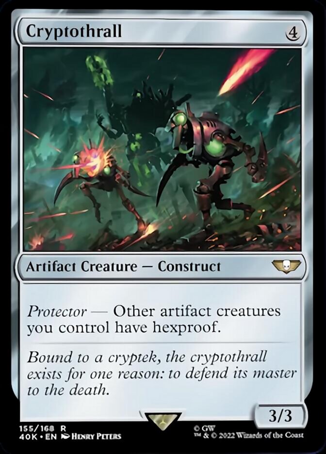 Cryptothrall (Surge Foil) [Universes Beyond: Warhammer 40,000] | Card Citadel