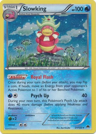 Slowking (21/122) (Cosmos Holo) [XY: BREAKpoint] | Card Citadel