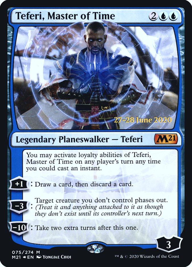 Teferi, Master of Time  [Core Set 2021 Prerelease Promos] | Card Citadel