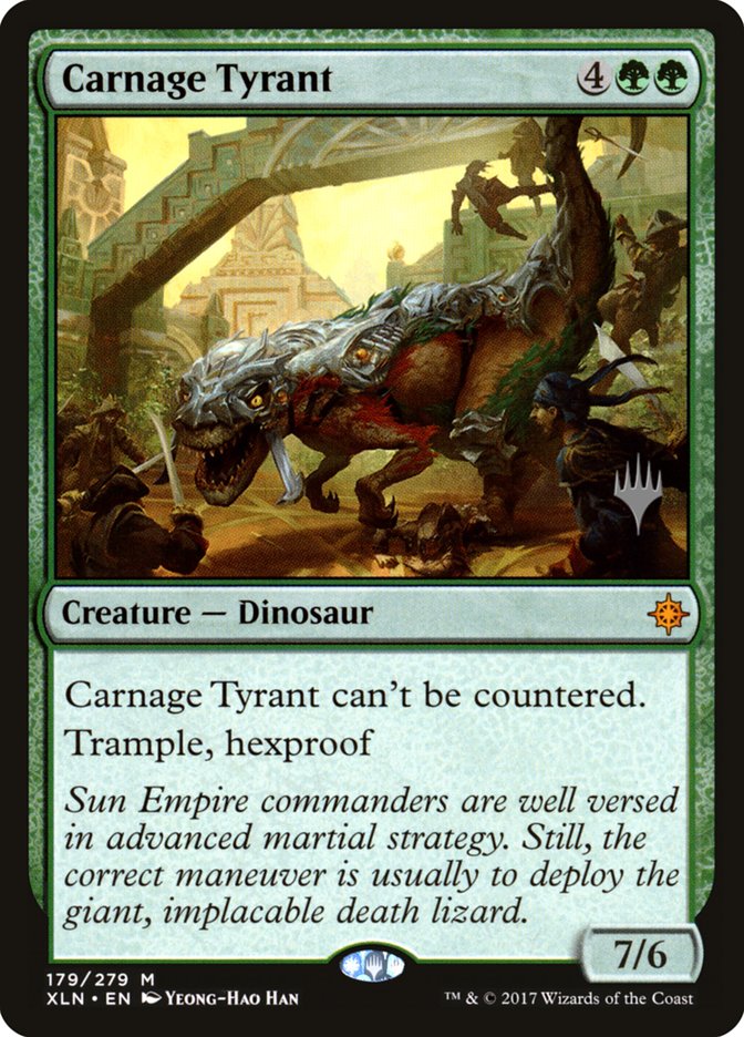 Carnage Tyrant [Ixalan Promos] | Card Citadel