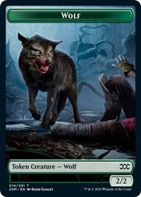 Wolf // Wurm (030) Double-sided Token [Double Masters Tokens] | Card Citadel