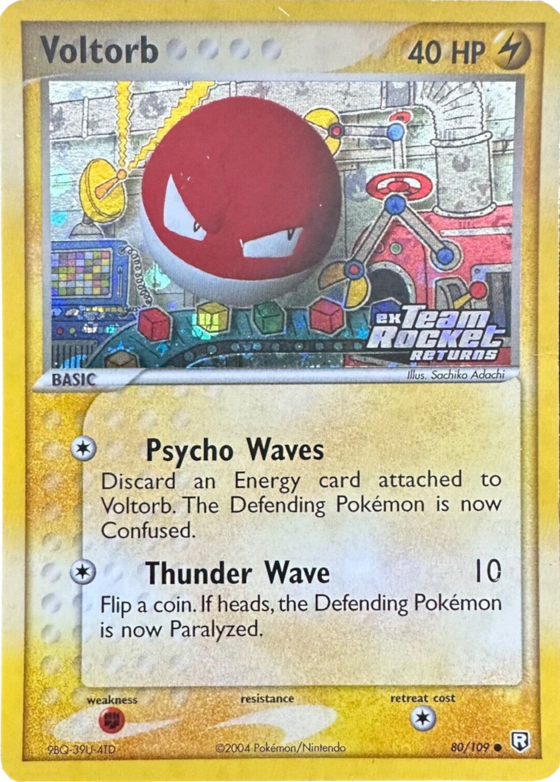 Voltorb (80/109) (Stamped) [EX: Team Rocket Returns] | Card Citadel