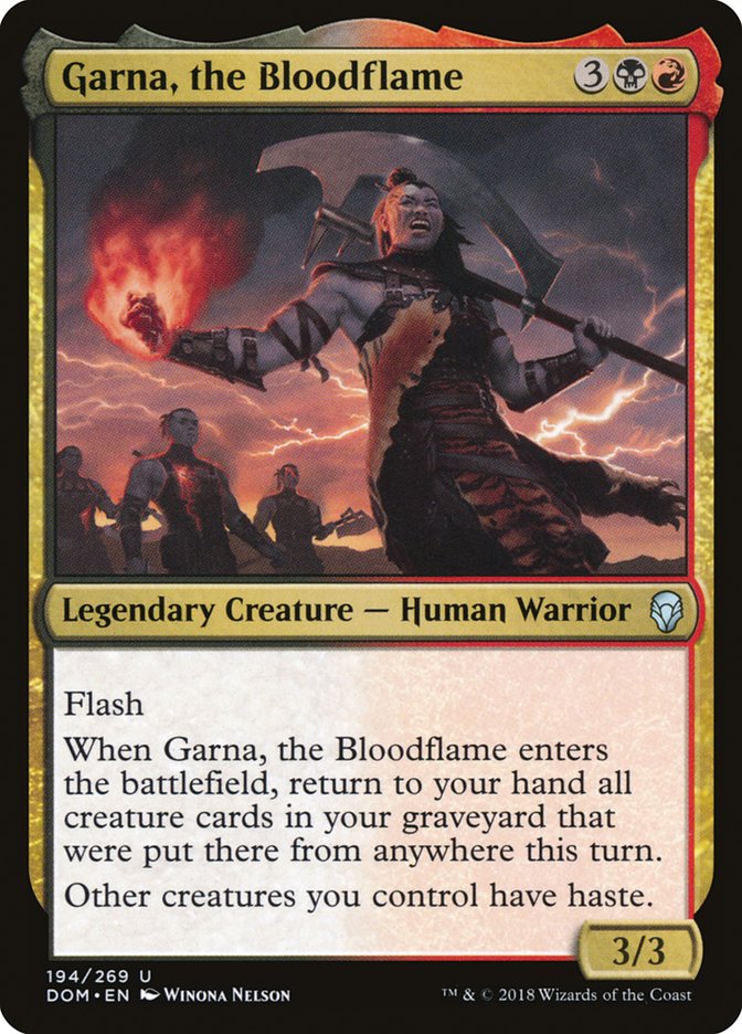 Garna, the Bloodflame [Dominaria] | Card Citadel