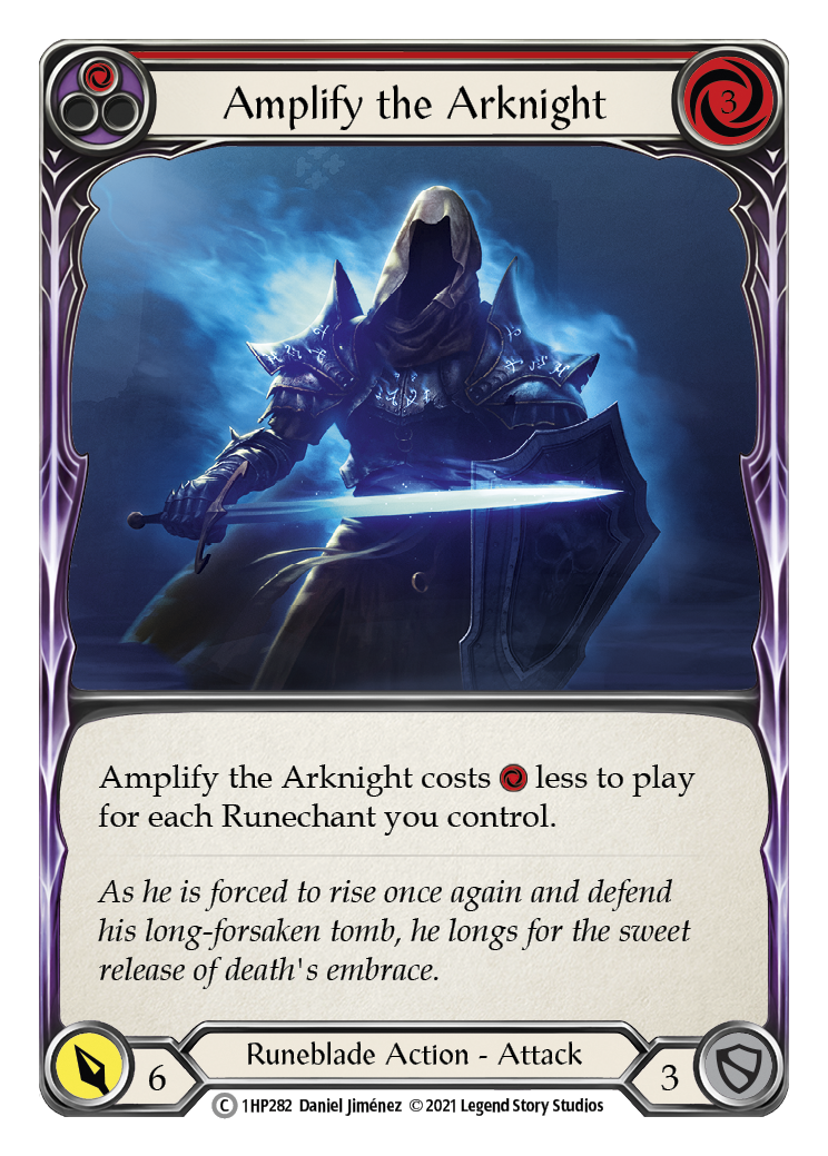 Amplify the Arknight (Red) [1HP282] | Card Citadel