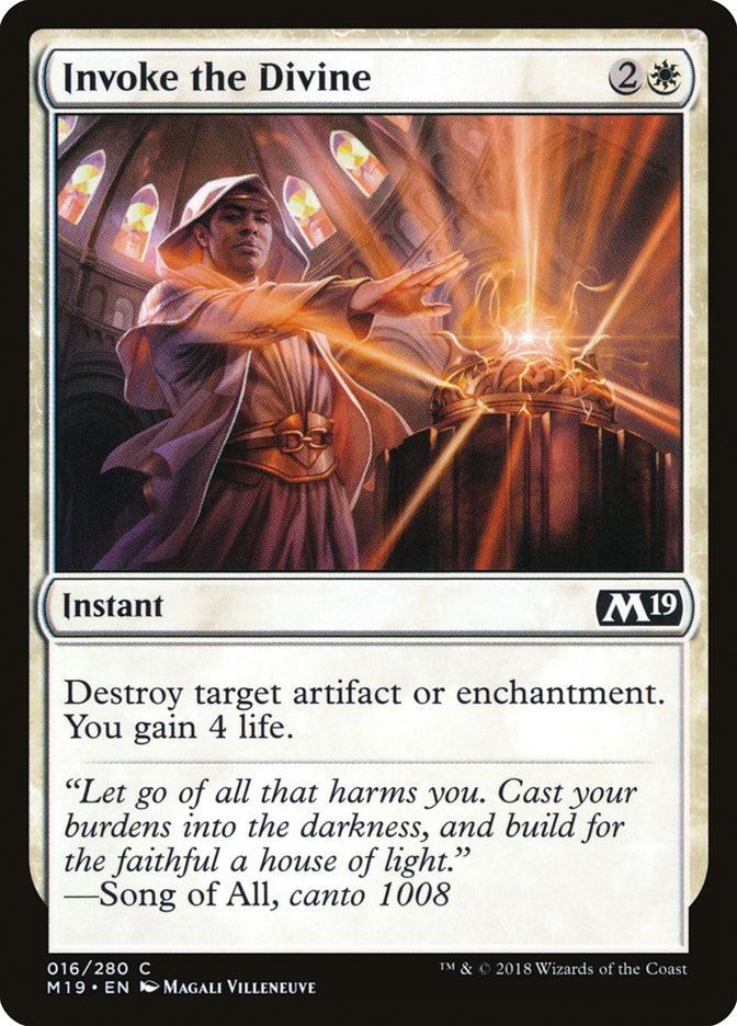 Invoke the Divine [Core Set 2019] | Card Citadel
