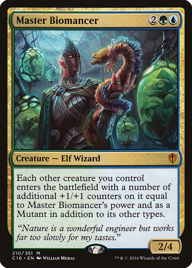 Master Biomancer [Commander 2016] | Card Citadel