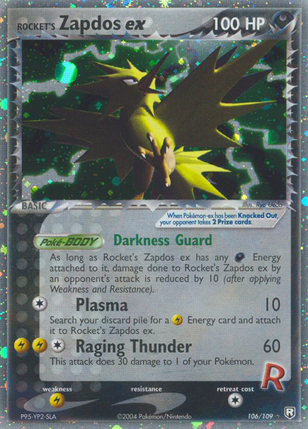 Rocket's Zapdos ex (106/109) [EX: Team Rocket Returns] | Card Citadel