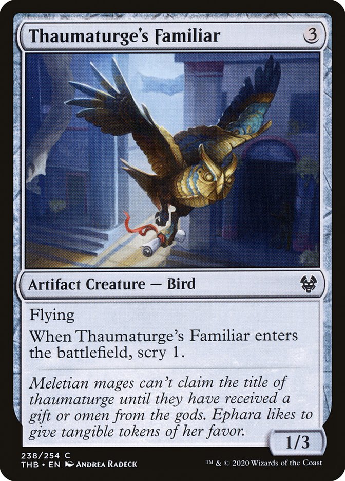 Thaumaturge's Familiar [Theros Beyond Death] | Card Citadel