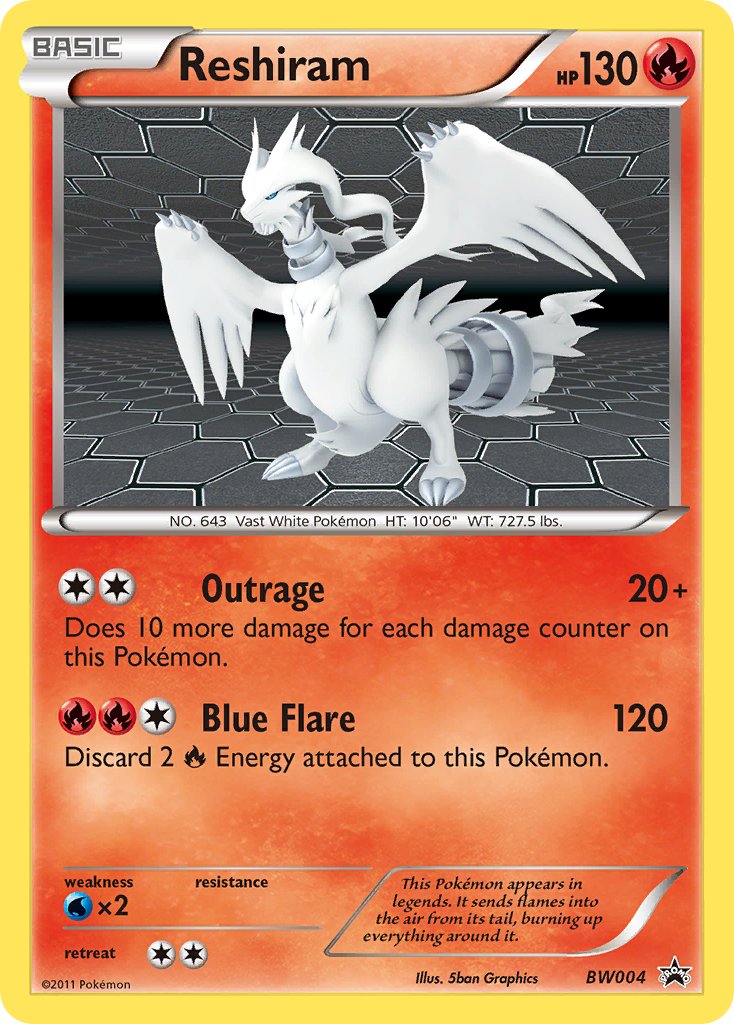 Reshiram (BW004) [Black & White: Black Star Promos] | Card Citadel