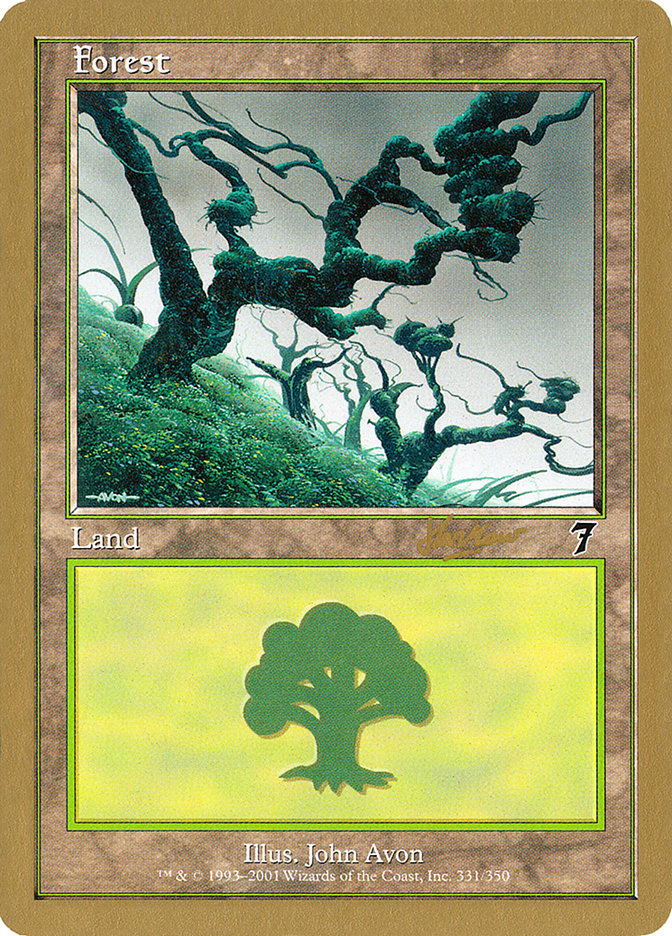 Forest (shh331) (Sim Han How) [World Championship Decks 2002] | Card Citadel