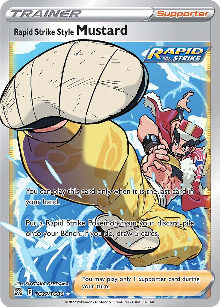 Rapid Strike Style Mustard (TG27/TG30) [Sword & Shield: Brilliant Stars] | Card Citadel