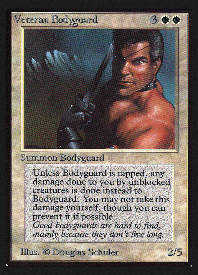 Veteran Bodyguard (IE) [Intl. Collectors’ Edition] | Card Citadel