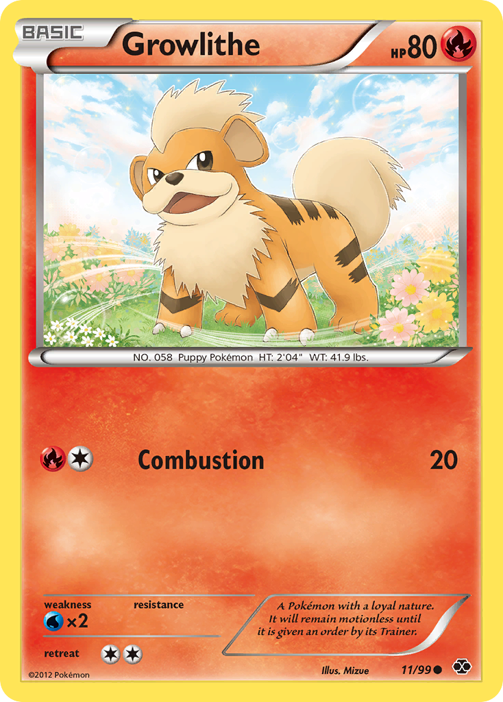 Growlithe (11/99) [Black & White: Next Destinies] | Card Citadel