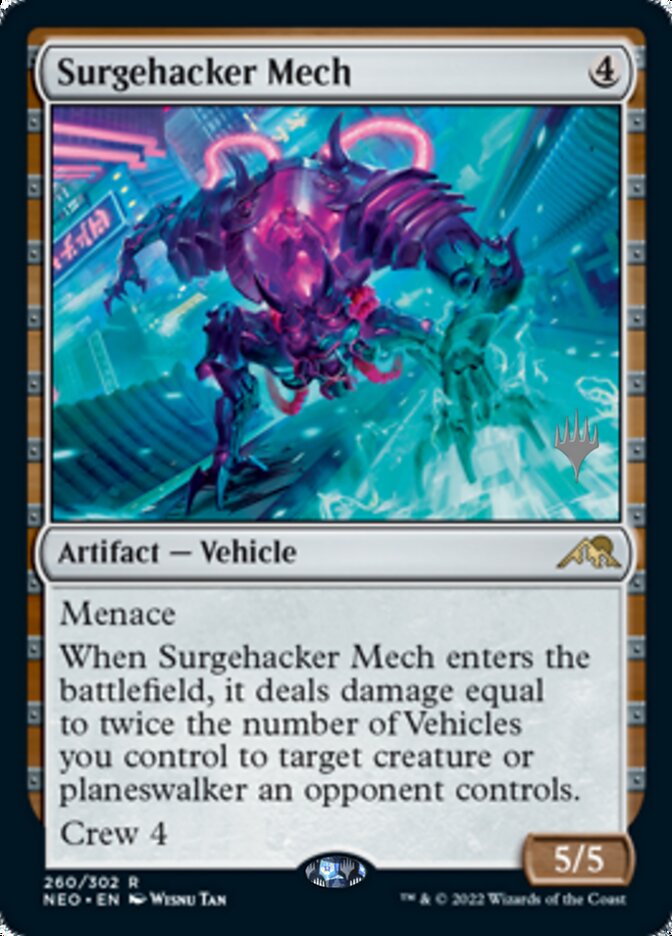 Surgehacker Mech (Promo Pack) [Kamigawa: Neon Dynasty Promos] | Card Citadel