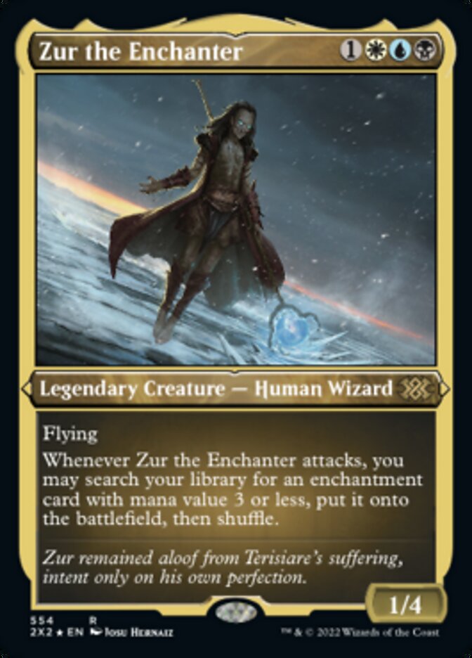 Zur the Enchanter (Foil Etched) [Double Masters 2022] | Card Citadel