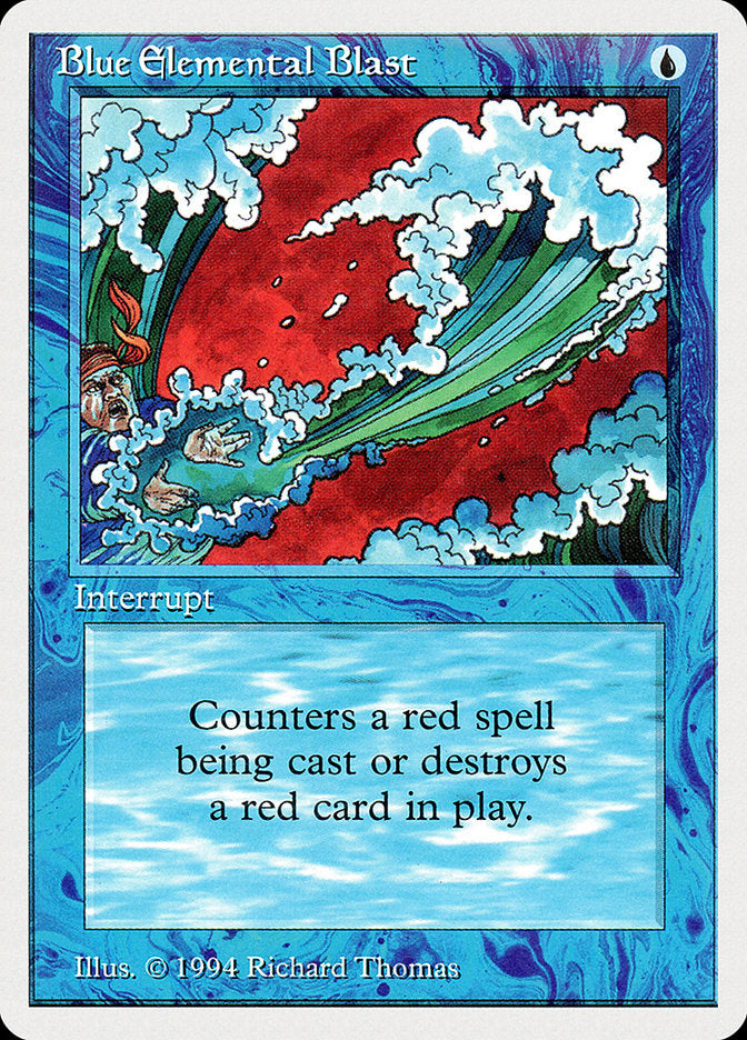 Blue Elemental Blast [Summer Magic / Edgar] | Card Citadel