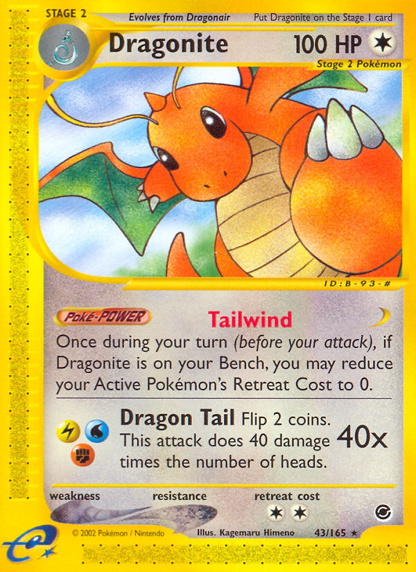 Dragonite (43/165) [Expedition: Base Set] | Card Citadel