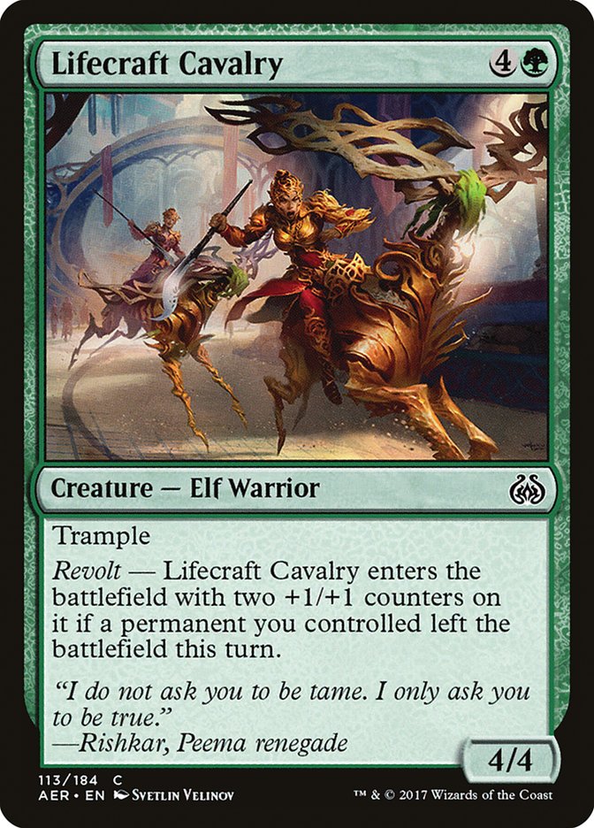 Lifecraft Cavalry [Aether Revolt] | Card Citadel