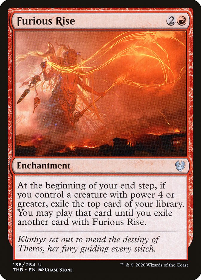 Furious Rise [Theros Beyond Death] | Card Citadel