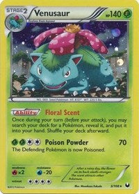 Venusaur (3/108) (Cosmos Holo) (Blister Exclusive) [Black & White: Dark Explorers] | Card Citadel