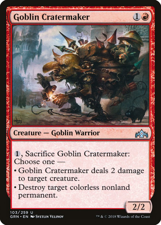 Goblin Cratermaker [Guilds of Ravnica] | Card Citadel