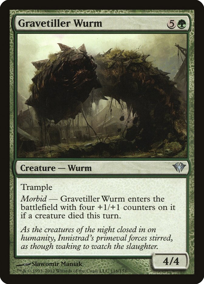 Gravetiller Wurm [Dark Ascension] | Card Citadel