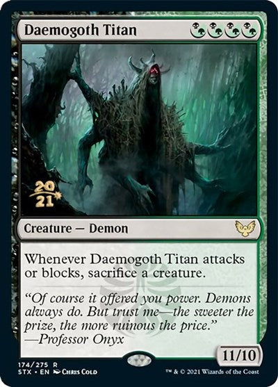 Daemogoth Titan [Strixhaven: School of Mages Prerelease Promos] | Card Citadel