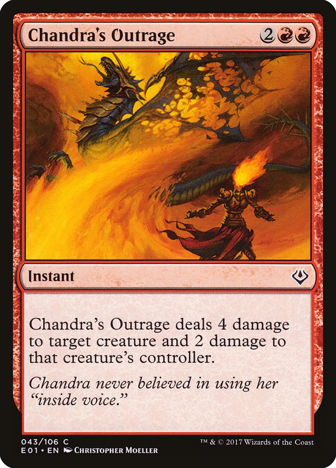 Chandra's Outrage [Archenemy: Nicol Bolas] | Card Citadel