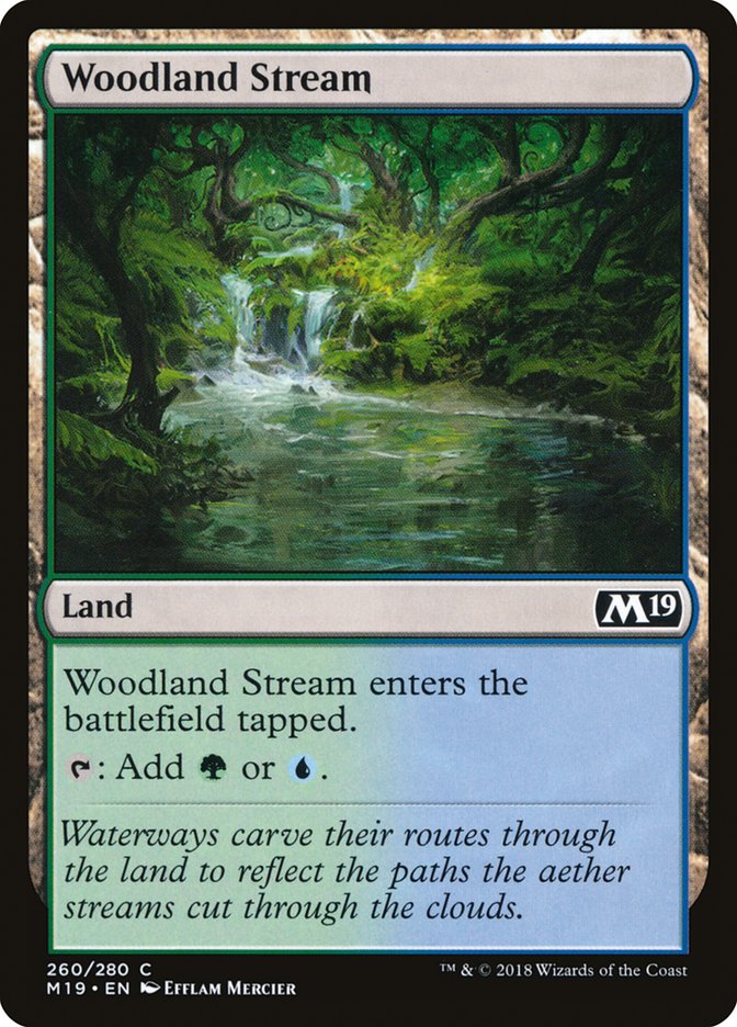 Woodland Stream [Core Set 2019] | Card Citadel