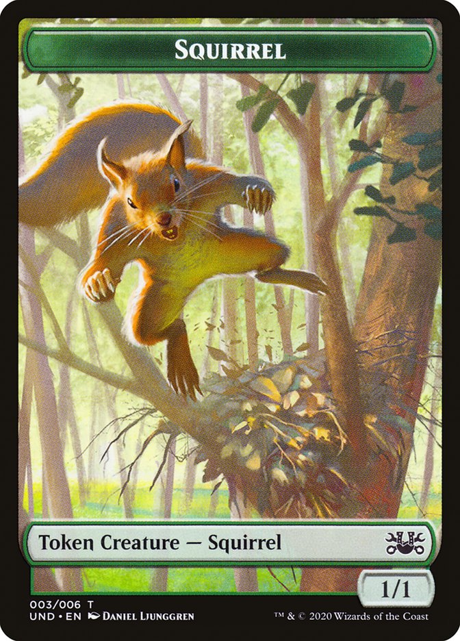 Beeble // Squirrel Double-sided Token [Unsanctioned Tokens] | Card Citadel