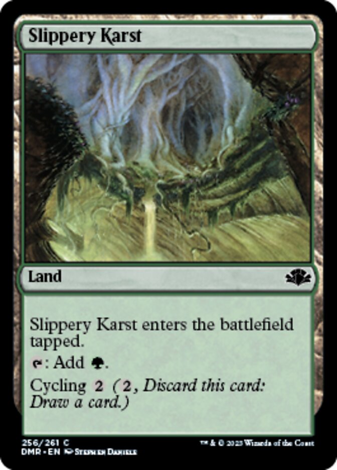 Slippery Karst [Dominaria Remastered] | Card Citadel