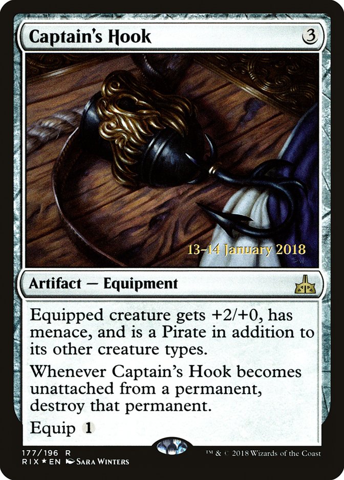 Captain's Hook [Rivals of Ixalan Promos] | Card Citadel