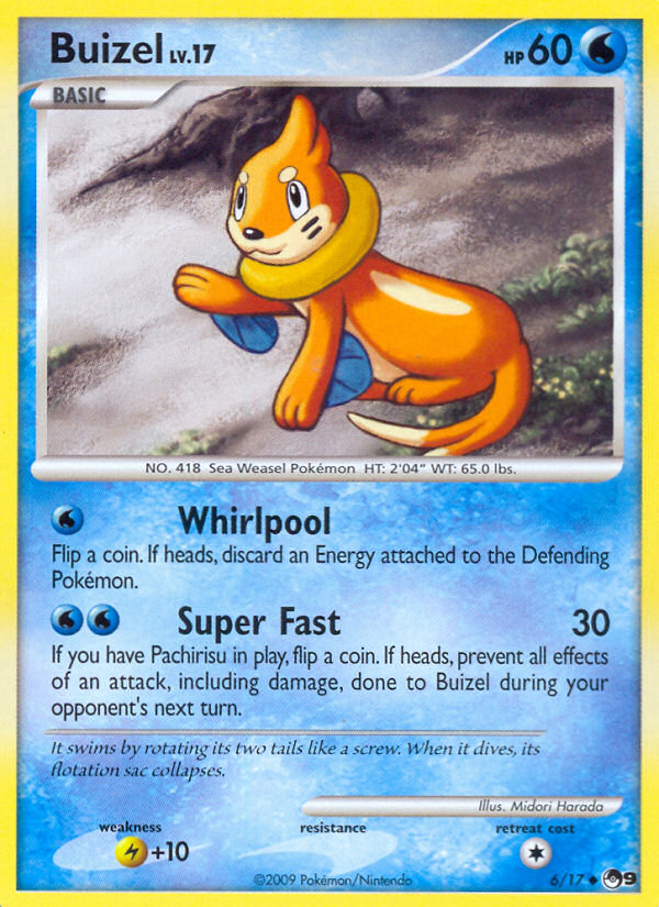 Buizel (6/17) [POP Series 9] | Card Citadel