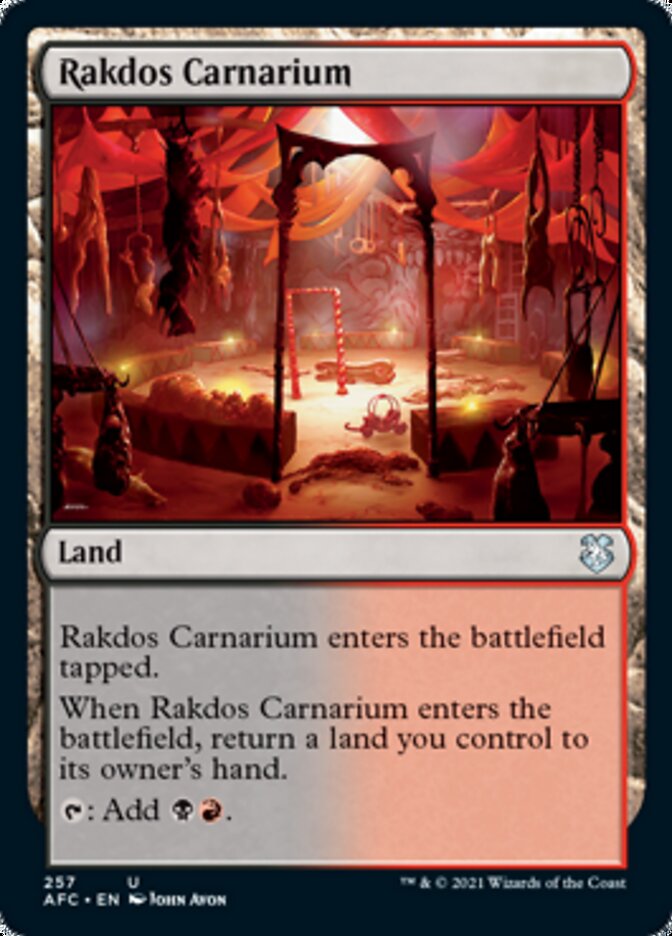 Rakdos Carnarium [Dungeons & Dragons: Adventures in the Forgotten Realms Commander] | Card Citadel